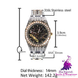 Hip Hop Luxury Full Diamond Unisex Watch