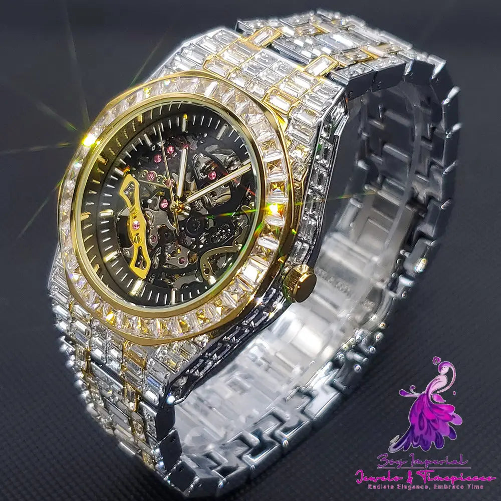 Hip Hop Luxury Full Diamond Unisex Watch