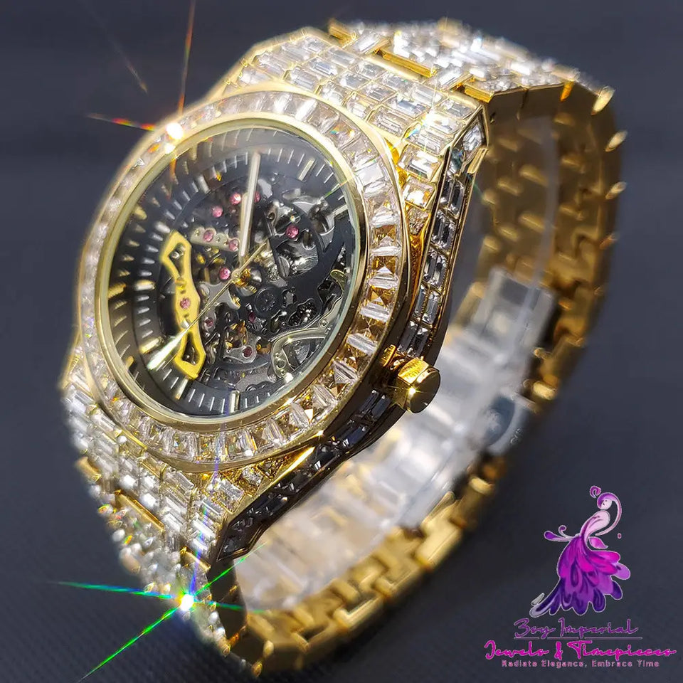 Hip Hop Luxury Full Diamond Unisex Watch