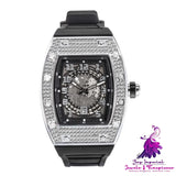 Full Diamond Silicone Band Men’s Watch