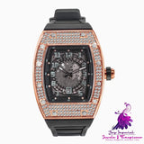 Full Diamond Silicone Band Men’s Watch