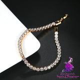 Gold Tennis Bracelet Hipster Ornament