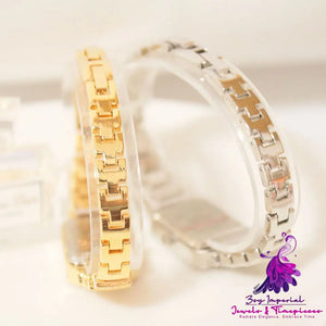 Full Diamond Ladies Quartz Watch