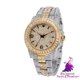 Full Diamond Stainless Steel Waterproof Watch