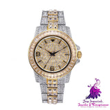 Full Diamond Stainless Steel Waterproof Watch