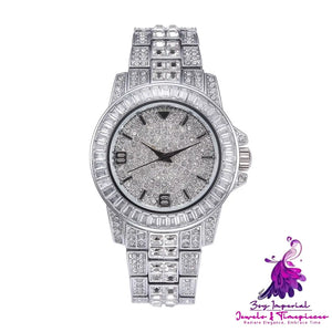 Full Diamond Stainless Steel Waterproof Watch