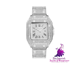 Quartz Full Diamond Watch