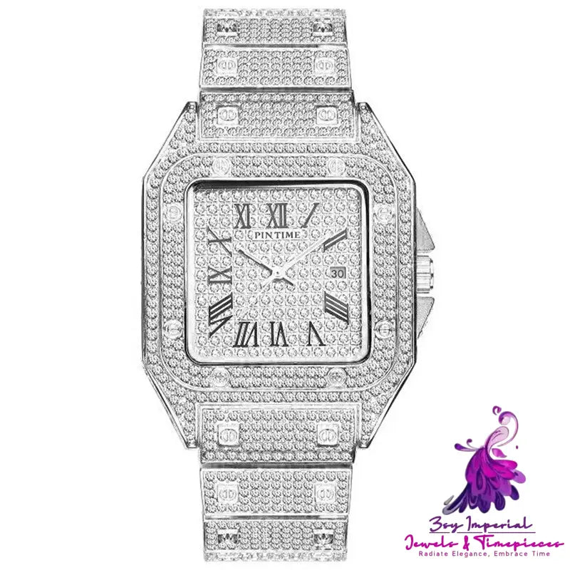 Quartz Full Diamond Watch