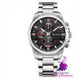 Top Brand Full Steel Men’s Wristwatch