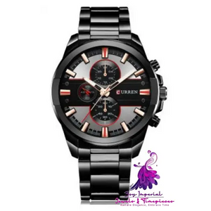 Top Brand Full Steel Men’s Wristwatch