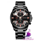 Top Brand Full Steel Men’s Wristwatch