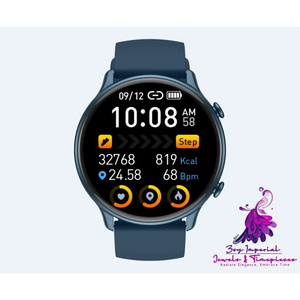 Smart Round Full Touch Screen Sports Watch