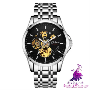 Fully Automatic Mechanical Hipster Luxury Steel Belt Watch