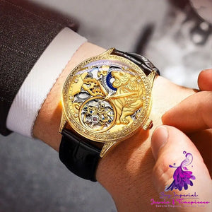 Fully Automatic Stereo Relief Mechanical Watch