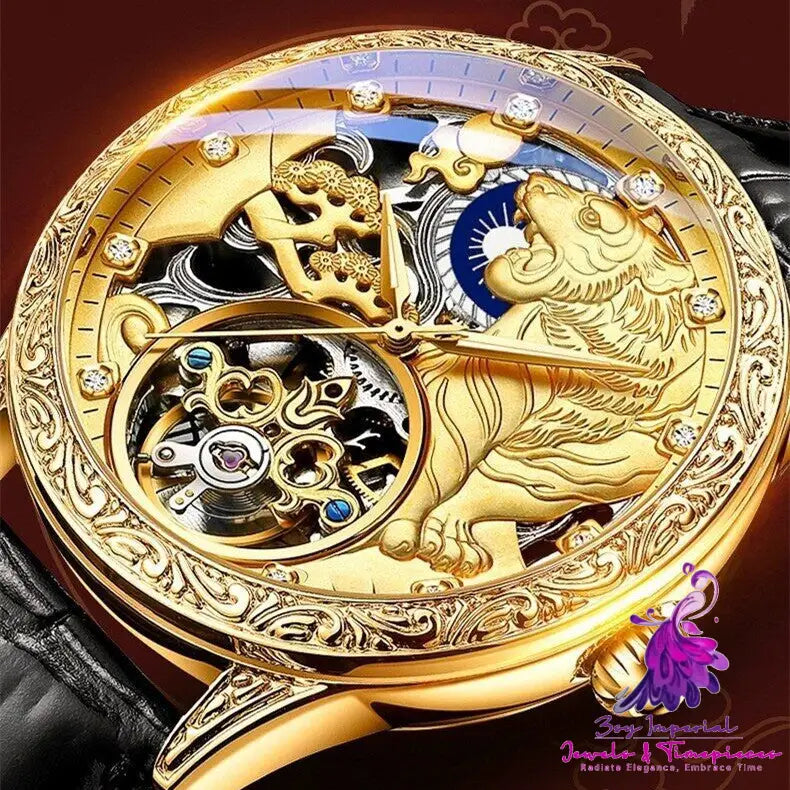 Fully Automatic Stereo Relief Mechanical Watch