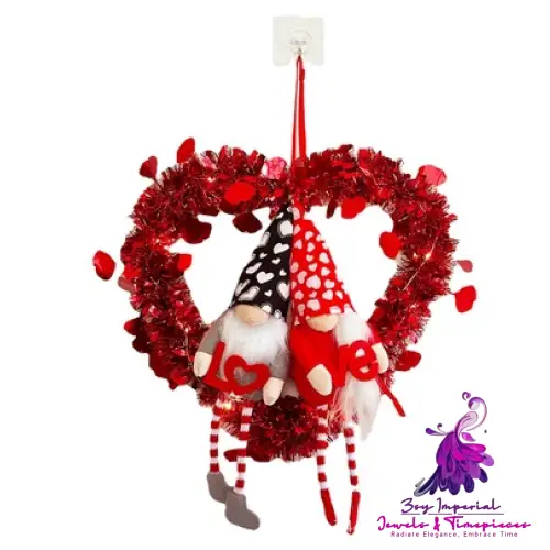 Faceless Doll Valentine’s Day Garland