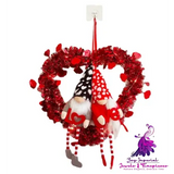 Faceless Doll Valentine’s Day Garland