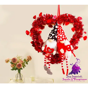 Faceless Doll Valentine’s Day Garland