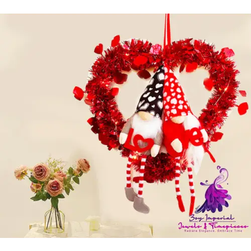 Faceless Doll Valentine’s Day Garland