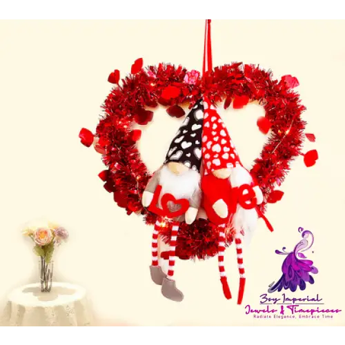 Faceless Doll Valentine’s Day Garland