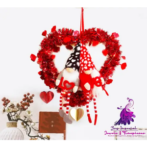 Faceless Doll Valentine’s Day Garland