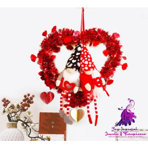 Faceless Doll Valentine’s Day Garland