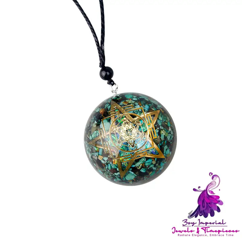 Orgone Energy Pendant Gemstone Yoga Pendant