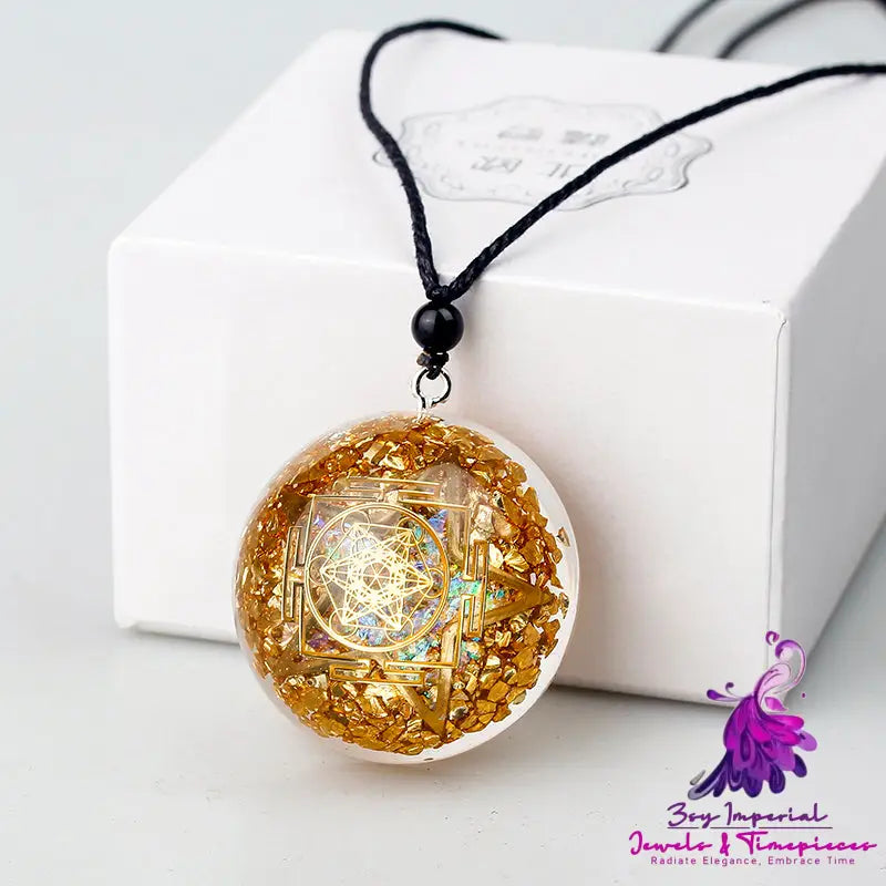 Orgone Energy Pendant Gemstone Yoga Pendant