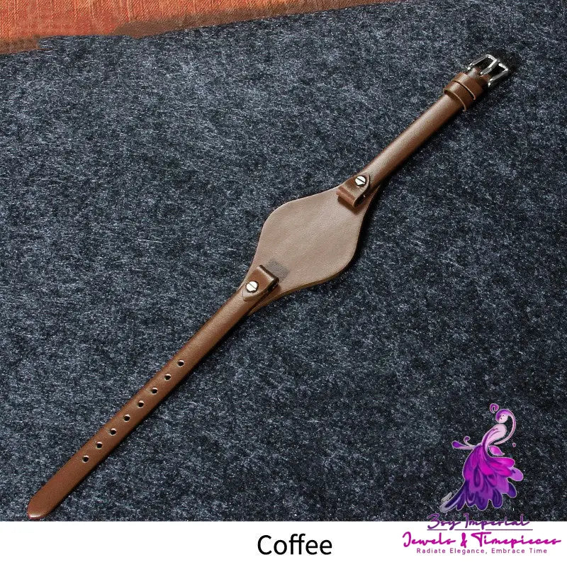 Lady Tray Genuine Leather Watch Band