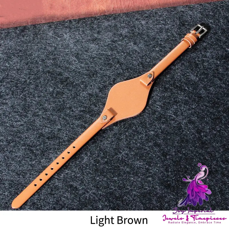 Lady Tray Genuine Leather Watch Band