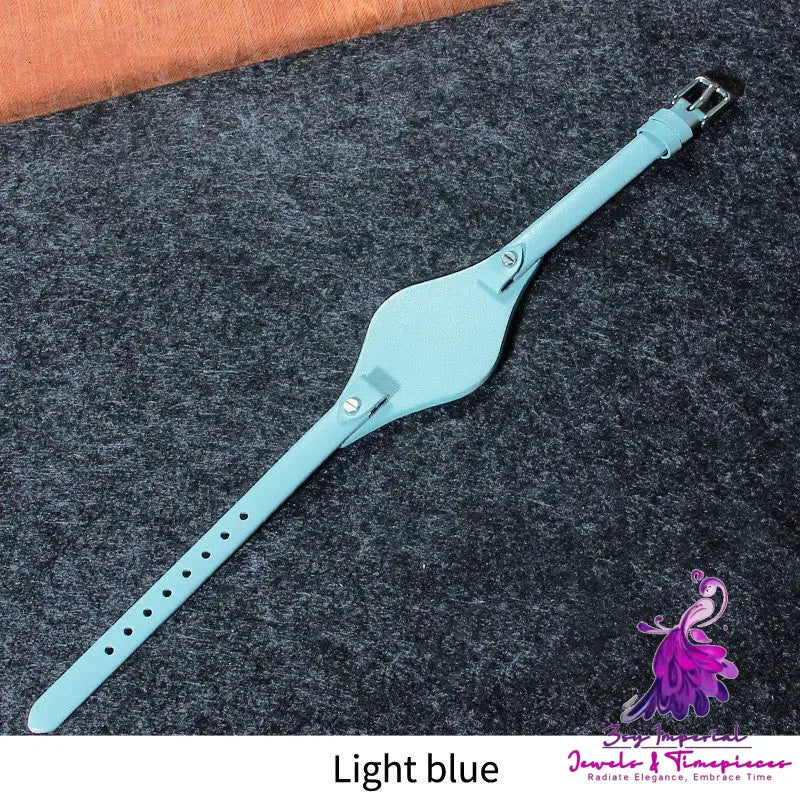 Lady Tray Genuine Leather Watch Band