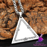 Geometric Type Pendant Necklace