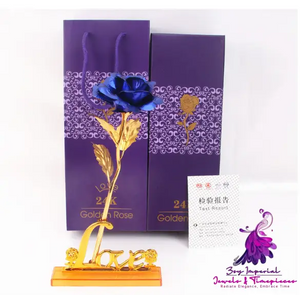 Gold Rose Gift