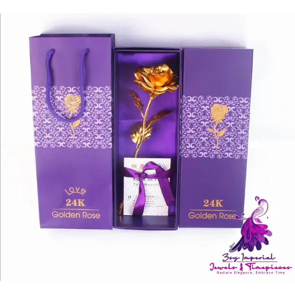 Gold Rose Gift