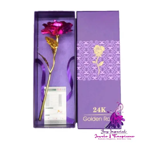 Gold Rose Gift