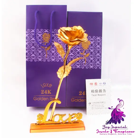 Gold Rose Gift