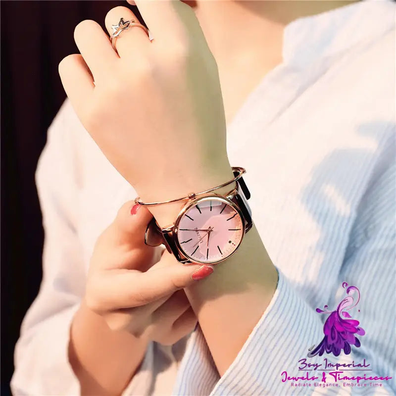 Steel Mesh Ladies Couple Quartz Watch