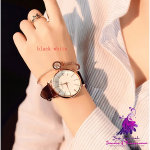 Steel Mesh Ladies Couple Quartz Watch