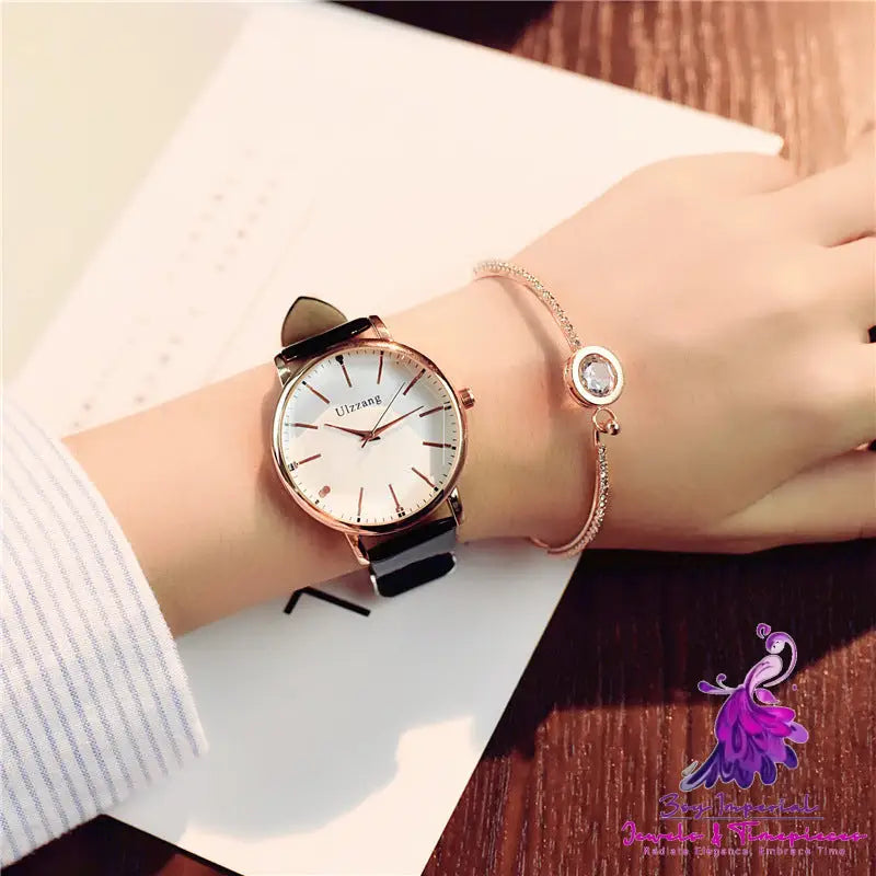 Steel Mesh Ladies Couple Quartz Watch