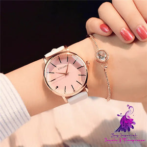 Steel Mesh Ladies Couple Quartz Watch