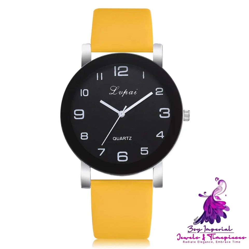 PU Ladies Fashion Gift Watch