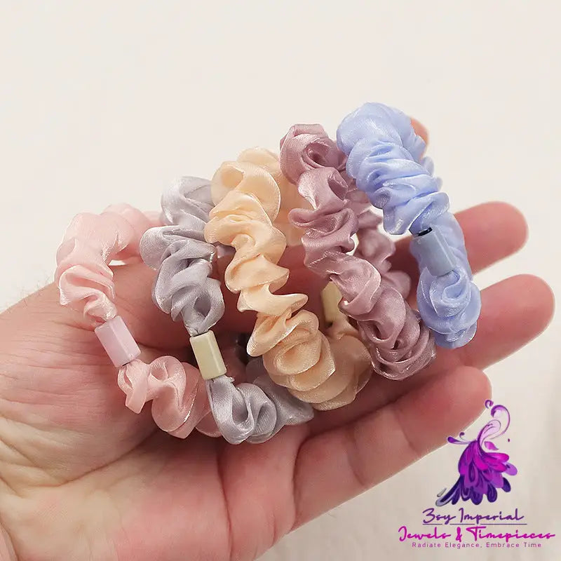 Pearlescent Hair Rope for Girls