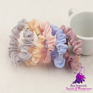 Pearlescent Hair Rope for Girls