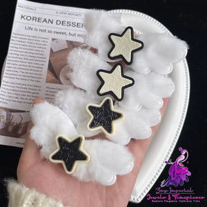 Japanese Plush Wing Star Girl Heart Pentagram Clip