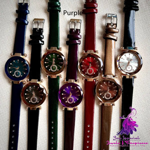 Simple Rhinestone Fashion Women’s Quartz Watch