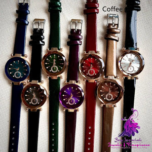 Simple Rhinestone Fashion Women’s Quartz Watch