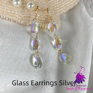 Glass Drop Summer Earrings