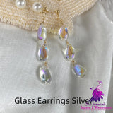 Glass Drop Summer Earrings