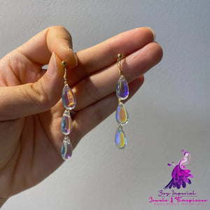 Glass Drop Summer Earrings