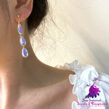 Glass Drop Summer Earrings